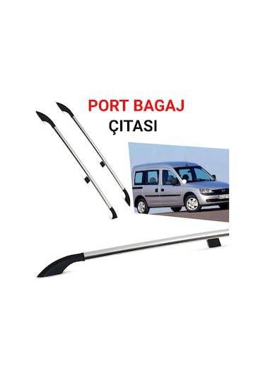 Opel Combo 2007 - 2008 - 2009 - 2010 - 2011 Gri Port Bagaj Tavan Çıtası