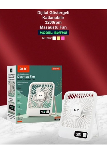 Blic Bwfn8 Masaüstü Fan