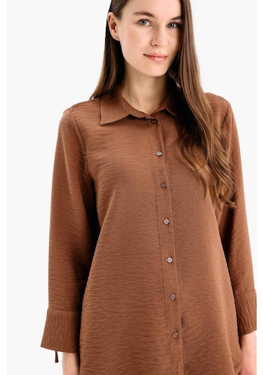 DeFacto Regular Fit Basic Düz Uzun Kollu Gömlek C3819AX25SPBN519 DeFacto Regular Fit Basic Düz Uzun Kollu Gömlek C3819AX25SPBN519