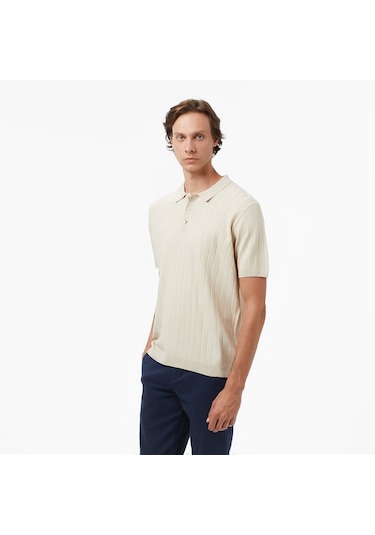 Nautica Erkek Bej Classic Fit Kazak Düz S57307t Bej