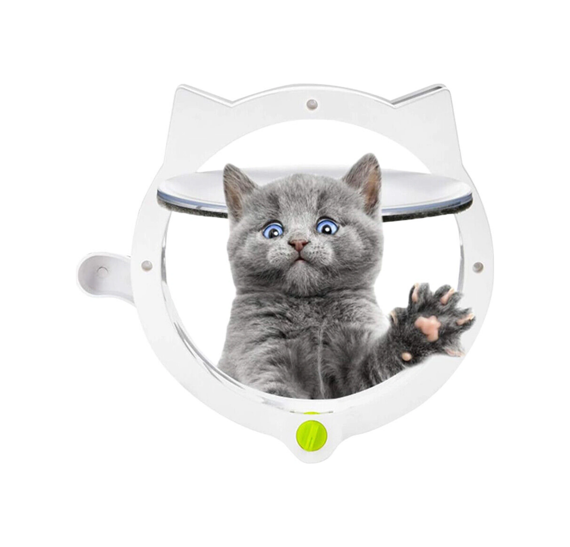 Yaleker Banyo Tuvaleti Koltuğu Dekoratif Sticker - Kedi Desenli, Su Geçirmez, Leke Dayanıklı, Kalıcı Pvc Materyal Gri