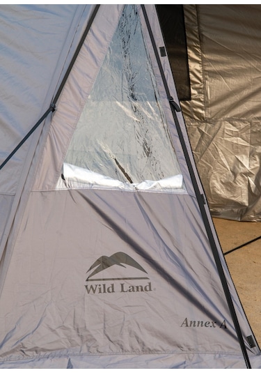 Wild Land Çok İşlevli Araç Yan Çadırı Annex A Wild Cruiser 140 Ve 160 Ve Desert Cruiser 160 İçin Antrasit