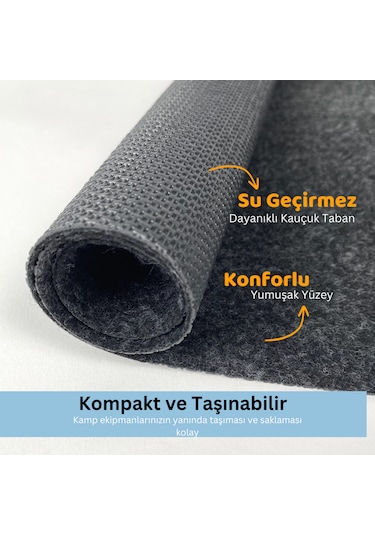 Beylini Kamp Matı Çadır Halısı Kaymaz Su Geçirmez Zemin Koruyucu