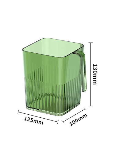 Geeroyoo Buzdolabı Kapısı İçin Şeffaf Pet Saklama Kutusu - Yeşil, Gıda Organizatörü Ve Eğimli Tasarım Yeşil