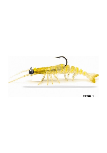 Avlivari 3D Shrimp 7.62Cm Silikon Karides