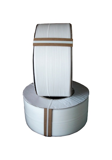 Otomatik Makine Çemberi Beyaz 8mm 4000 Metre