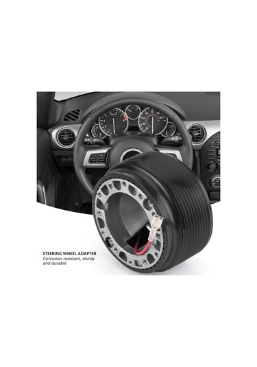 Reedark Mazda Mx5/mx3/323 İçin Aluminyum Direksiyon Hub Adaptörü - Hızlı Çıkarma Özelliği, 6 Boltlu, Montaj Gereçleriyle Tam Set