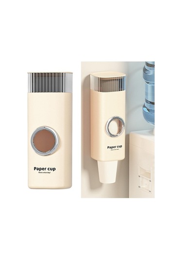 Pazly Suntek Kağıt Fincan Dağıtıcı - Restoran, Banyo, Çiftlik Evi İçin Bej Bej