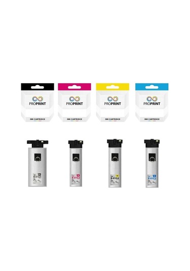 Proprint Epson C13T01C100 Uyumlu Kartuş Seti CMYK WF C529R DTW