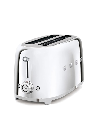 Smeg TSF02 4 Dilim Ekmek Kızartma Makinesi Krom