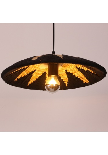 Maya 40x9 Cm Çap- Doğal Abaka Aydınlatma Mix