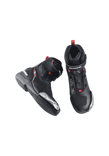 Motosiklet Racing Bot Atop Bağcık Sistemi Deri İtalyan Tasarım Çelik Koruma Touring Motor Botu