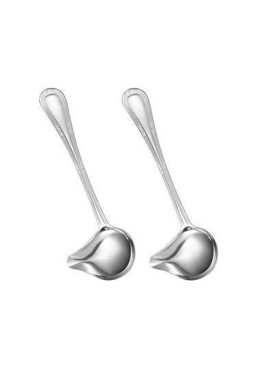 Fastbuy 18/10 Gümüş Paslanmaz Çelik Küçük Kepçe Sos Kepçesi - Soslar Ve Et Suları İçin