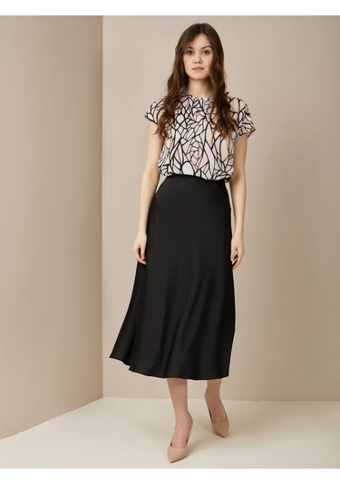 Nıka & Collectıon Şık Kısa Kollu Bluz 169388816 Altın Rengi