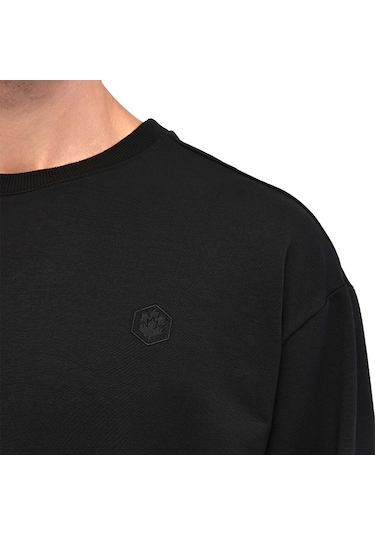 Lumberjack 5w Mb Sn75 C Neck 5pr Erkek Sweatshirt 102024369 Siyah