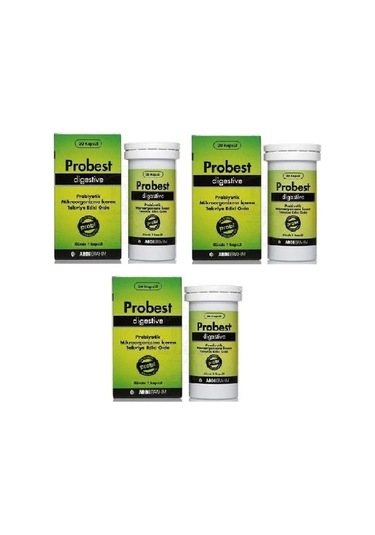 Probest Digestive Probiyotik 20 Kapsül [3 Kutu ]