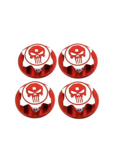 Kosona Traxxas X-maxx Summit 1/8 Rc Araçlar İçin 4 Adet 17mm Kaymaz Metal Jant Somunu Aksesuarı