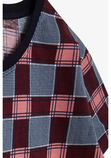 Breeze Kız Çocuk Şortlu Pijama Takımı Ekose Desenli 10-14 Yaş, Karışık Renk-karışık Renk Çok Renkli