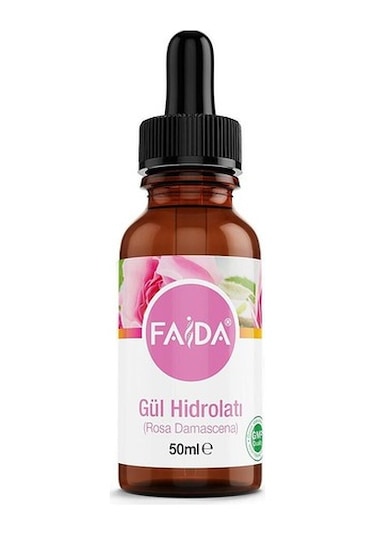 Faida Saf Gül Suyu Cilt Temizleyici (Gül Hidrolatı) 50 ML