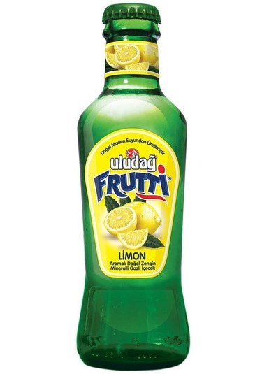 Uludağ Frutti Limon Aromalı Maden Suyu 200 Ml X 24 Adet