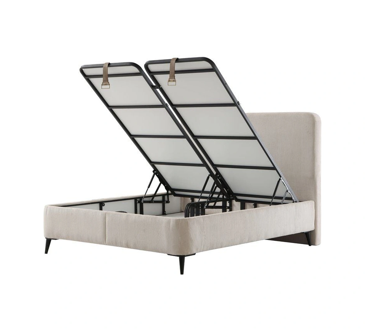 Plus Baza Başlık Siyah Ayak Pamira01 160x200 160 x 200 CM