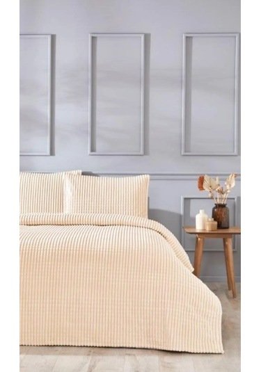 Merinos Modern Line Tek Kişilik Battaniye Seti 150x220 -mocha Mocha