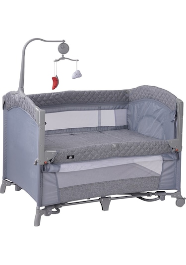 Sunny Baby Oslo Anne Yanı Oyun Parkı 70x110 Cm Gri