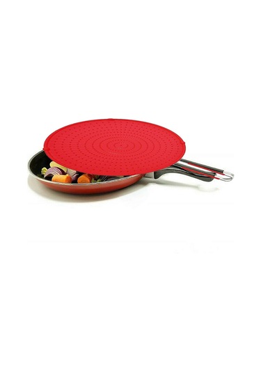 Saplı Silikon Sıçrama Ekranı Yapışmaz Yağ Kapağı Kaymaz Kızartma Çok İşlevli Isıya Dayanıklı Diğer