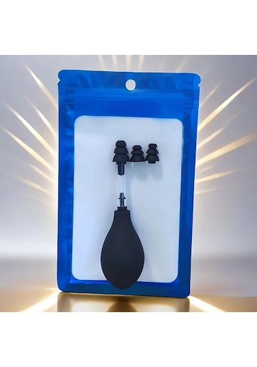 Xuweiwei Gri Kulak Basınç Aleti Migren Ve İç Kulak Denge İçin Rahatlatma Emme Cihazı Ağrı Gerilim Uçak Kulak Sorunu Çözümü Siyah Gri