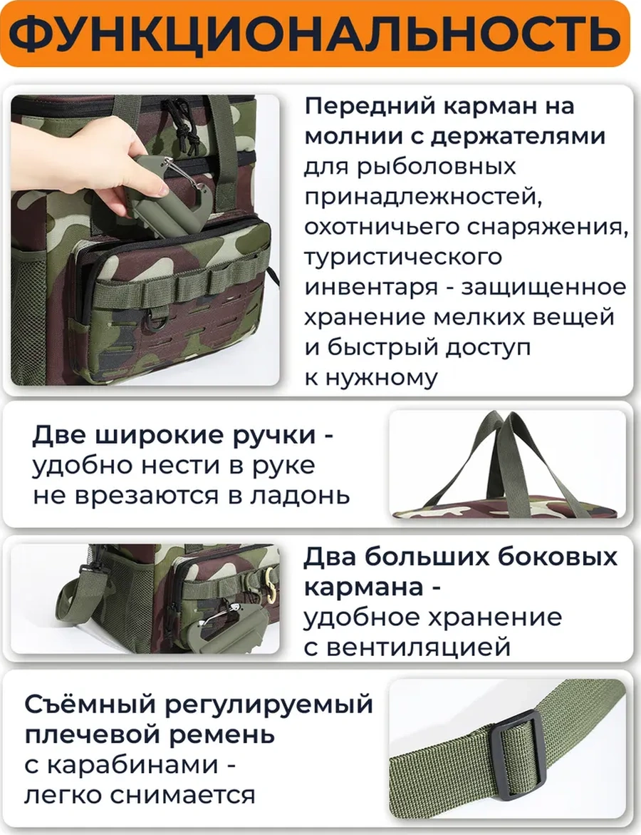 Okkıbag Termo Çantalı Soğutucu Çanta 437062783 Khaki