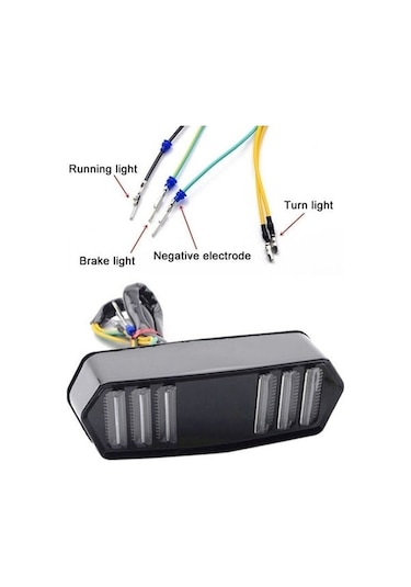 Pazly Honda Msx125 İçin Led Arka Stop Lambası Sinyal Işığı Modifiye Takım