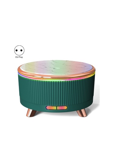 Ultrasonik Aromaterapi Difüzör Nemlendirici Uçucu Yağ Difüzörü Ab Tak Koyu Yeşil