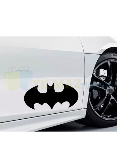 Batman Logo Bagaj Tampon Oto Sticker Yapıştırma Etiket 2 Adet