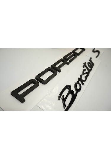Porsche Boxster S Bagaj 3M 3D Abs Yazı Logo Amblem Seti (549220600)