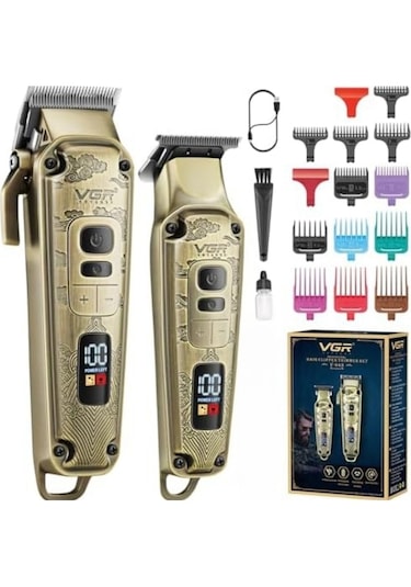 VGR V-643 Profesyonel Saç Sakal Düzeltici Set