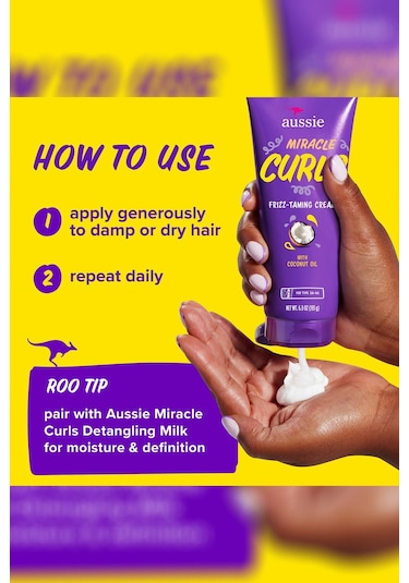 Aussie Miracle Curls Kabarma Karşıtı Bukle Belirginleştirici Krem 193gr