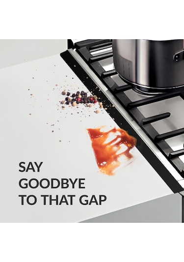 Paslanmaz Çelik Soba Boşluğu Kapakları 13.8 27.5 İnç Geri Çekilebilir, Menzil Trim Kiti