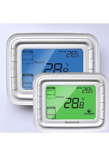 Monyee T6861h2wg Yeşil Ekranlı Lcd Dijital Termostat, 9p 2 Borulu, Oda Sıcaklığı Kontrolü, Fan Hız Ayarlama, Soğutma-ısıtma Modu