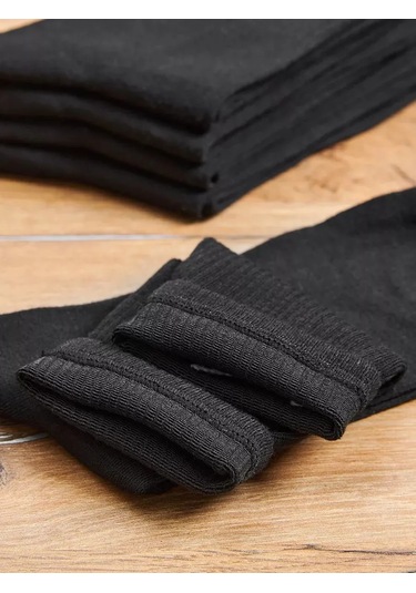 Arosgu Yüksek Çoraplar 5 Çift Set 452788906 Siyah