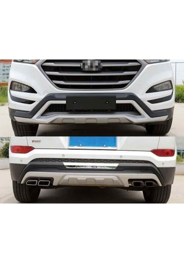 Hyundai Tucson Ön Arka Tampon Koruması Difüzör 2015-2018