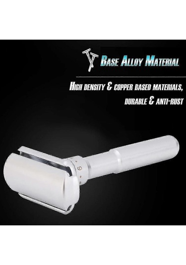 Ayarlanabilir Çift Taraflı Tıraş Bıçağı Gümüş 1 Adet