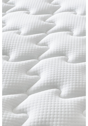 Bohem Prime Tek Kişilik Premium Ortopedik Pocket Yaylı Yatak Isı Dengeleyici Konfor Ve Sessiz Uyku Ekru