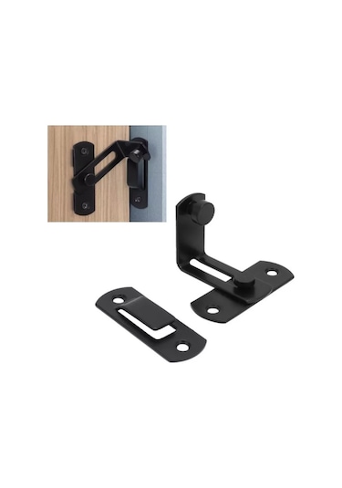 Makedon Kapı Köşe Montajı Siyah 42mm 2 Adet. 220729980