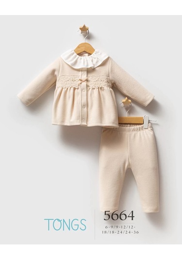 Tongs Baby Lace Dream 3'lü Takım 5664 Ekru Çok Renkli