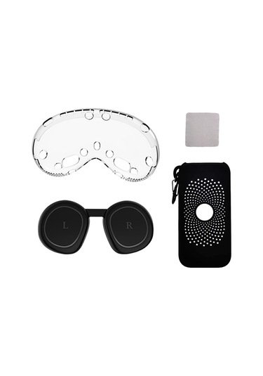 Vision Pro 4'ü 1 Arada Lens Kapağı Pil Koruma Kılıfı Aksesuarları İçin, Özellik: A Stili Siyah