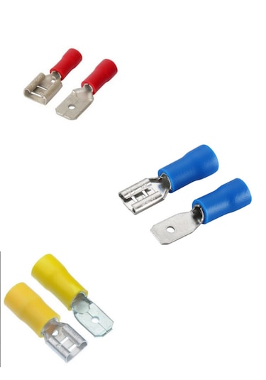 300 Adet Faston Uç Takımı Kutulu Dişi Erkek - 0,5-6mm