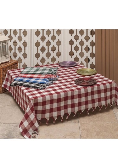 Gözde 150x150 Cm. Üçlü Orta Boy Sofra Bezi / Masa Örtüsü Renkli