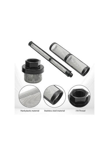 Xurunkeji 246385 246384 287032 Havasız Püskürtücü Filtre Ekran Seti, 190es 295st Ultramax Iı 390 395 490 495 595 İçin Yedek
