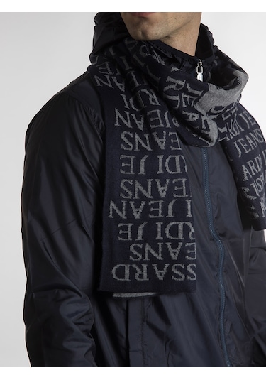 Trussardi Erkek Atkı TRRD003644 Koyu Mavi