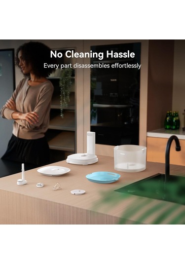 Cheerble E1 Otomatik Kedi Su Pınarı 2 Lt - Şarjlı, Sessiz, Filtreli Ve Taşınabilir Tasarım